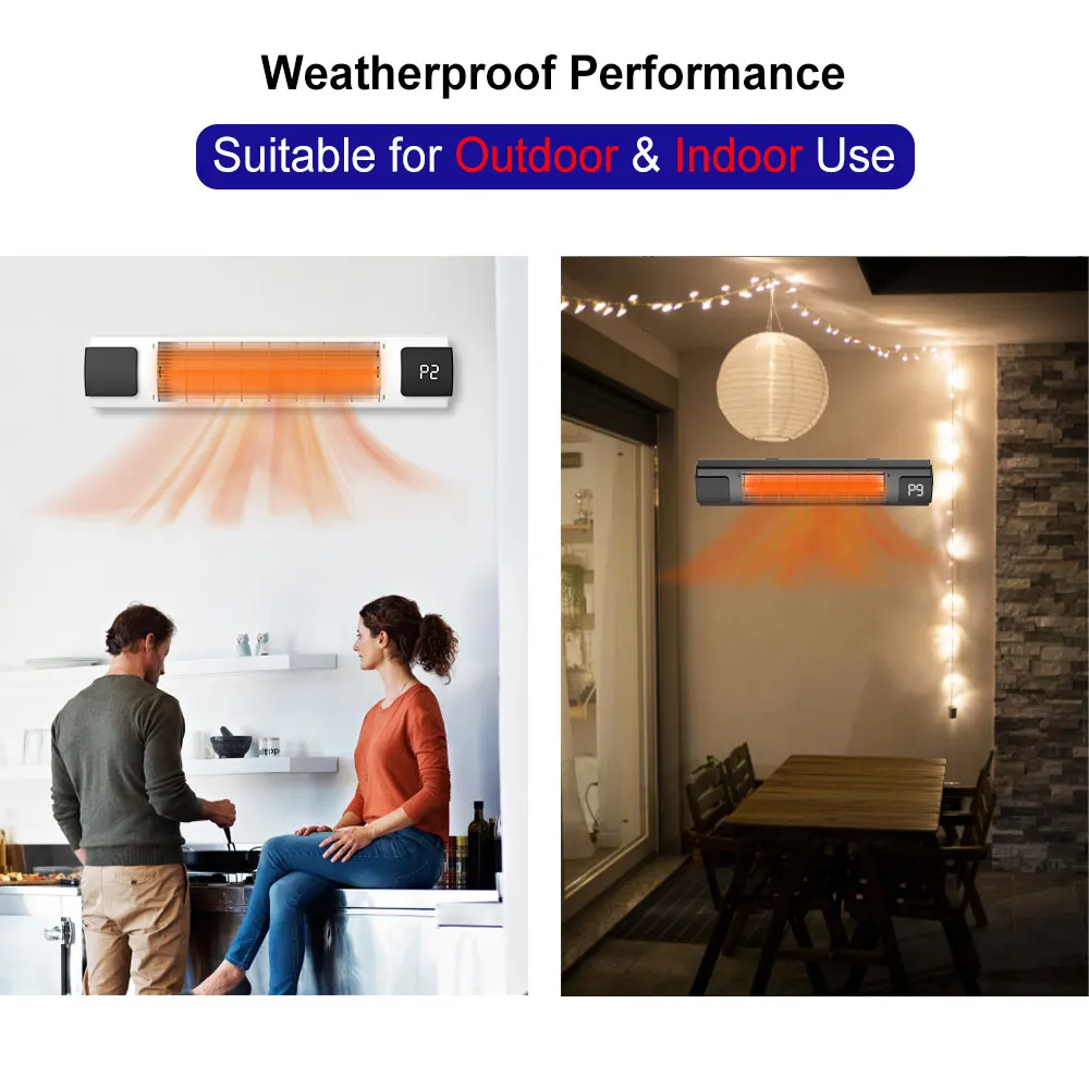 Remote Controlled Heater, Waterproof, 1500W - detail 12