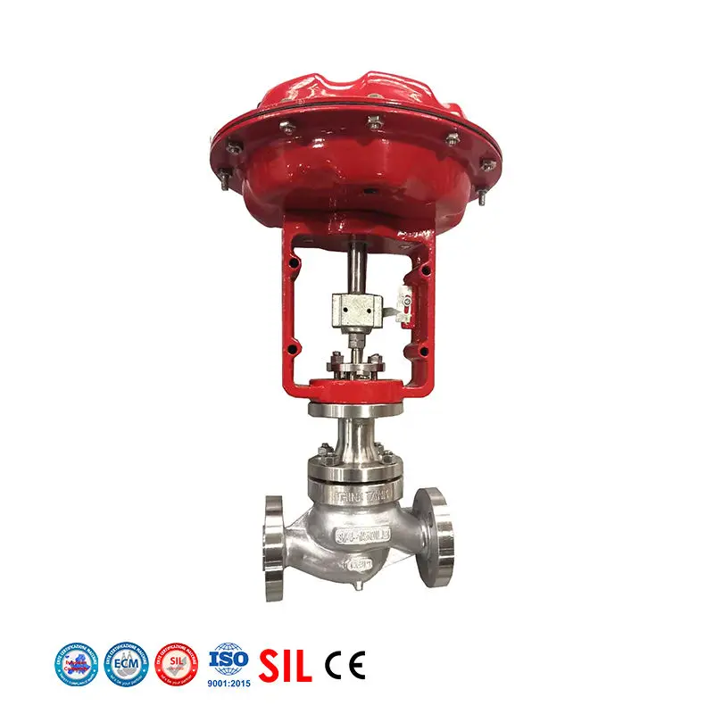 DN80 4 20ma Flow Adjust Electric Actuated Regulating Valve 3in Control Valves for Steam