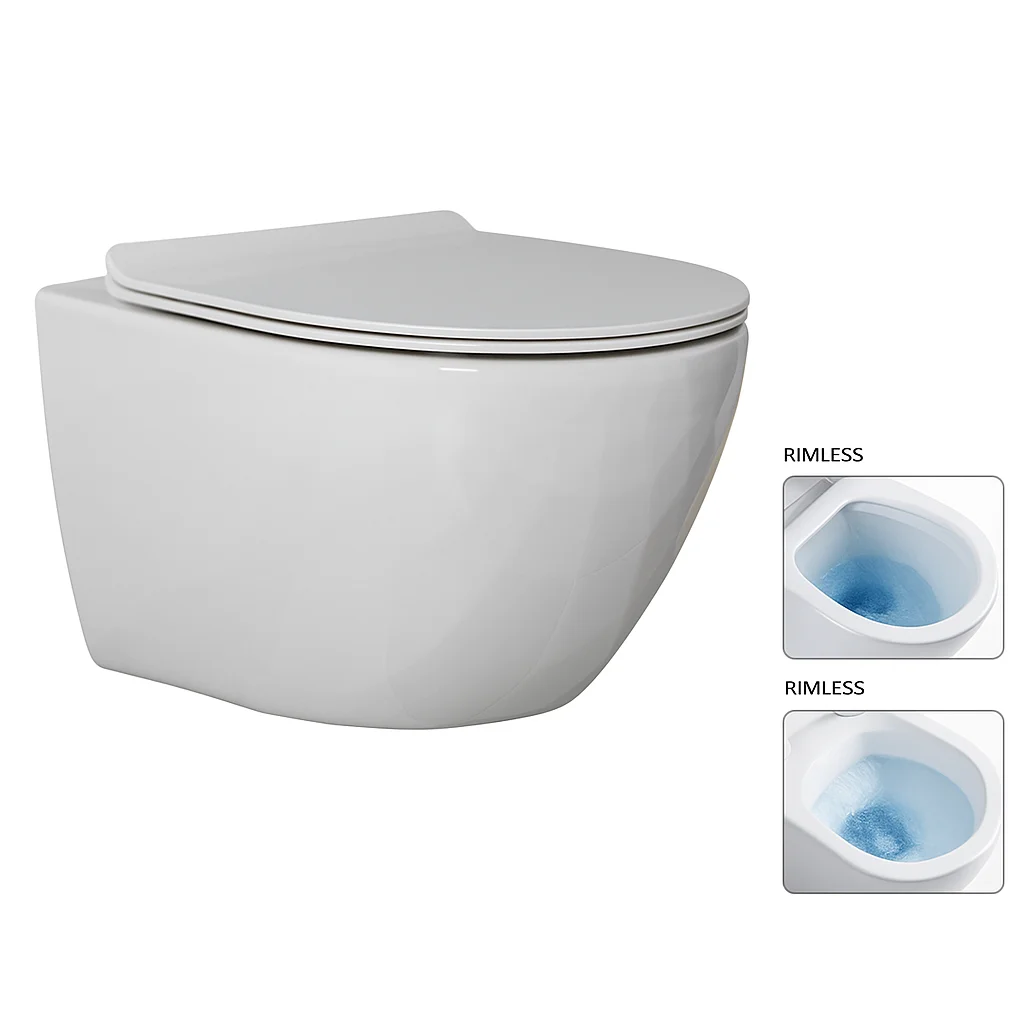 wall mounted water saver toilet