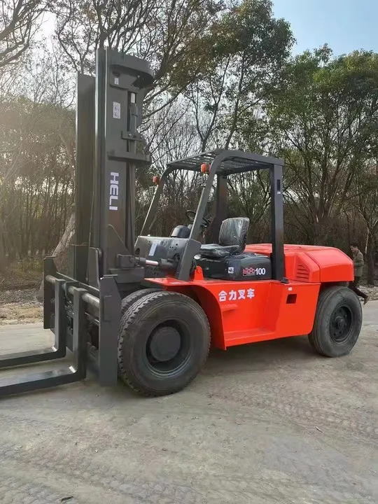 Heli Forklift Cpcd100 3m 4.5m 6m 10 Ton Diesel 4x4 Forklift For Sale ...