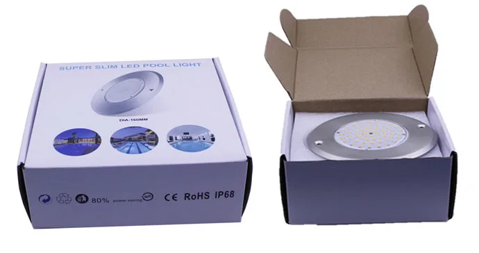 35W IP68 DC12V RGB Underwater LED Pool Lights for Fiberglass
