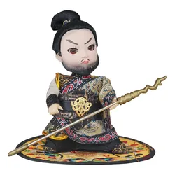 EASETRIP High Quality Chinese Q version Silk Human History Three Kingdoms Theme Handmade Opeara Doll