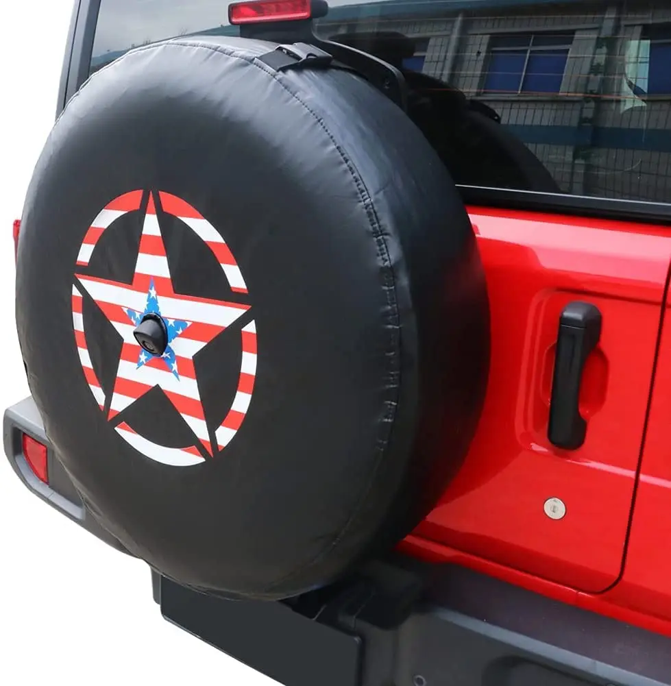 Color Star Pattern Thickening Leather Spare Tire Wheel Cover With Backup  Camera For Jeep Wrangler Jl Accessories 2020 - Buy Spare Tire Cover,For Jeep  Wrangler Jl Tire Cover,Wheels&tires And Accessories Product on