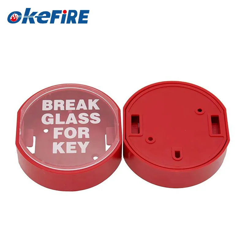 Okefire Fire Alarm Key Box Break Glass  for Key with Hammer