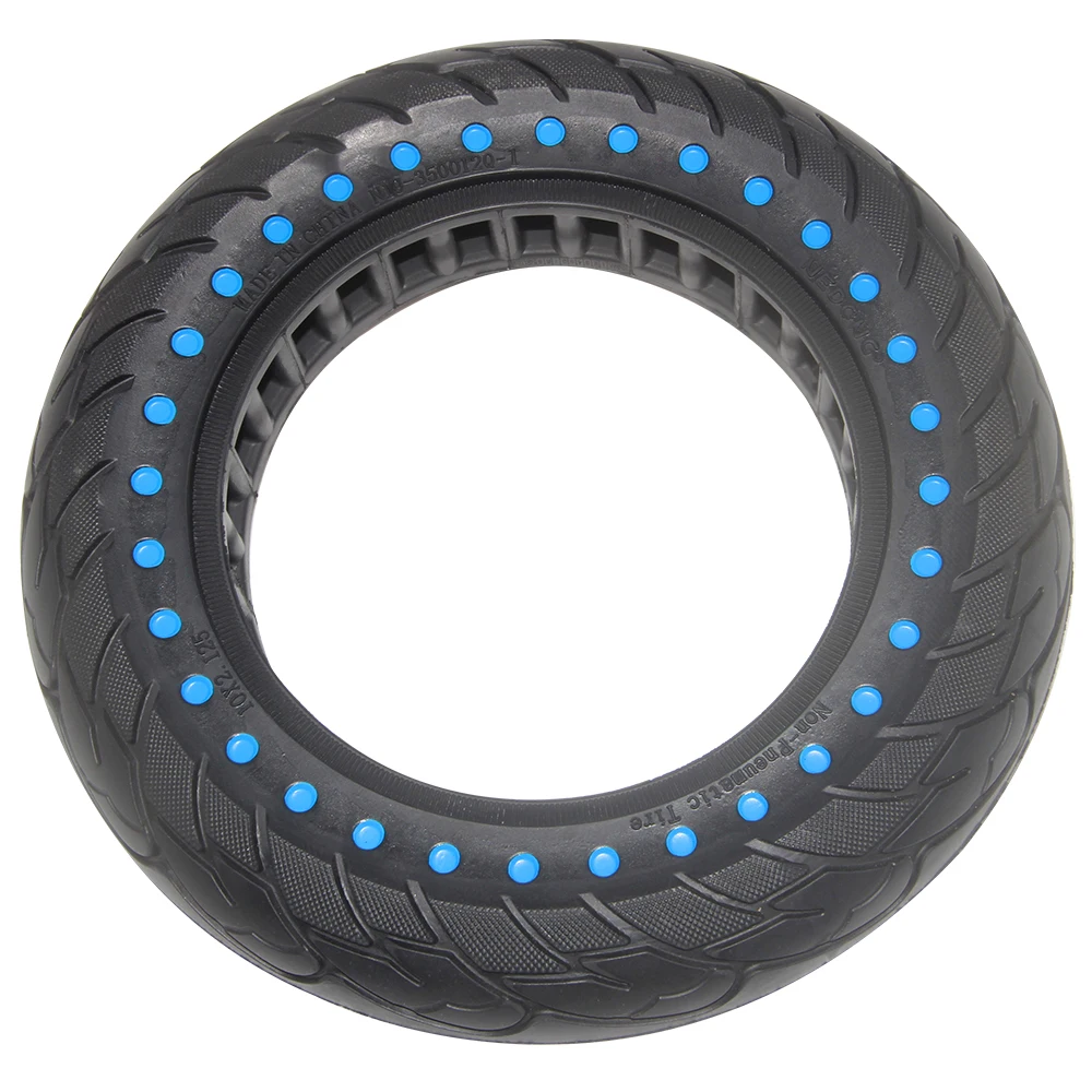 Kugoo M4 Electric Scooter Accessories 10*2.125 Inch Blue Solid Tire Inner Honeycomb Light Elastic 10 Inch Tyre Rubber Material