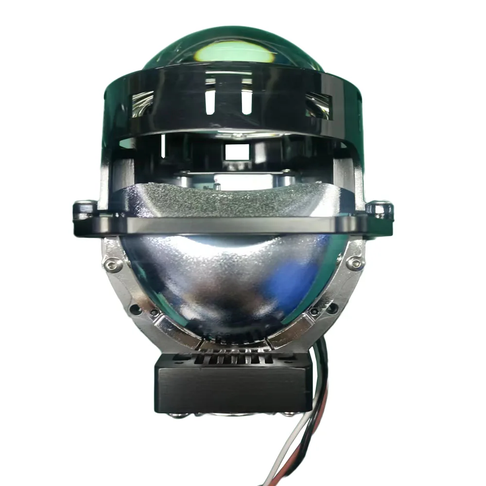 3 Inches Bi LED LED Projector Lens Lighting Focus Headlight with Advanced Cooling System and High Low Beam for Universal Car