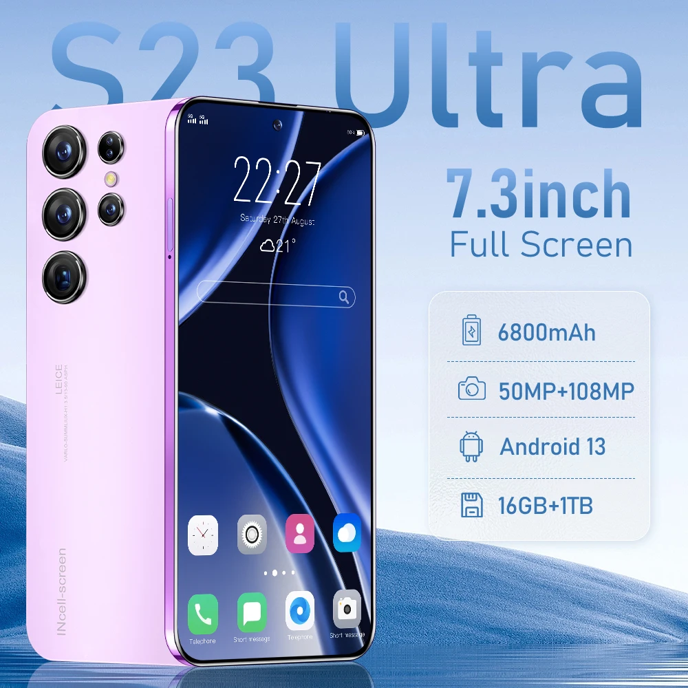 5G Mobile Phone - XBCJ S23 Ultra with 16GB+512GB Storage