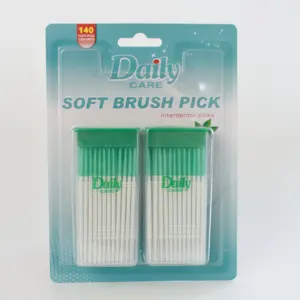 Daily Care Best Selling Refreshing Breath Mint Flavor Soft Silicon Rubber Brush Dental Picks Multi-purpose Interdental Brushes