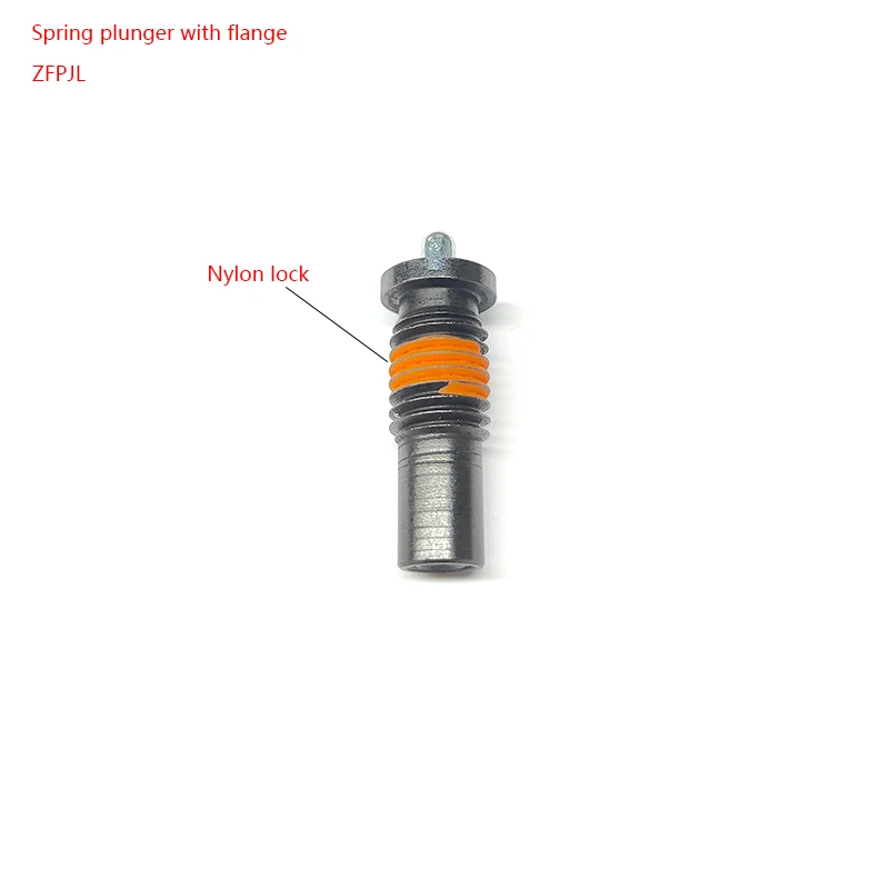 product high quality spring plungers with flanges slotted long nose retractable customized load pin plungers for locating nylon lock-38