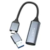 HDMI argenté-USB A+C