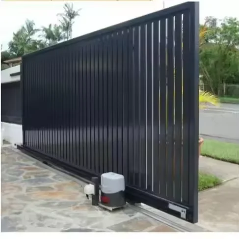 Automatic Double Panels Swing Style Iron Driveway Gates Latest Main Gate Designs Decorative Aluminum Gates