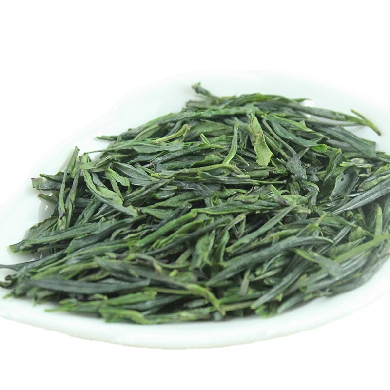 Sparrow tongue green tea in bulk Sichuan bamboo leaf tea Mengding Mountain green spring tea