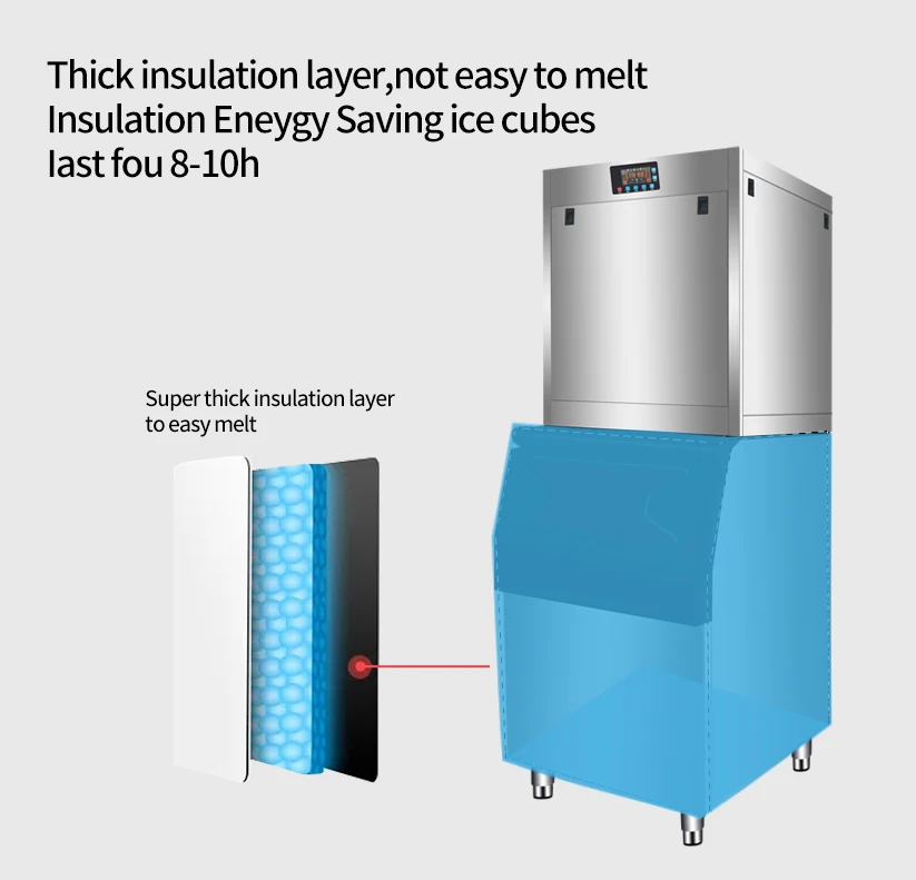 Commercial Industrial Big Capacity 160kg/day Air Cooler Crescent Clear