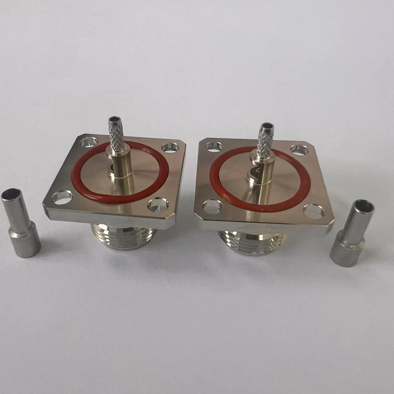 product waterproof n kf15 coaxial connector flange n female connector for rg316 rg174 cables-3