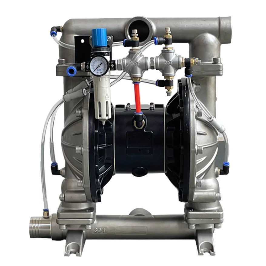 Compressed air Drive Operated Dry Powder Sand Starch Transfer Delivery Diaphragm Pump
