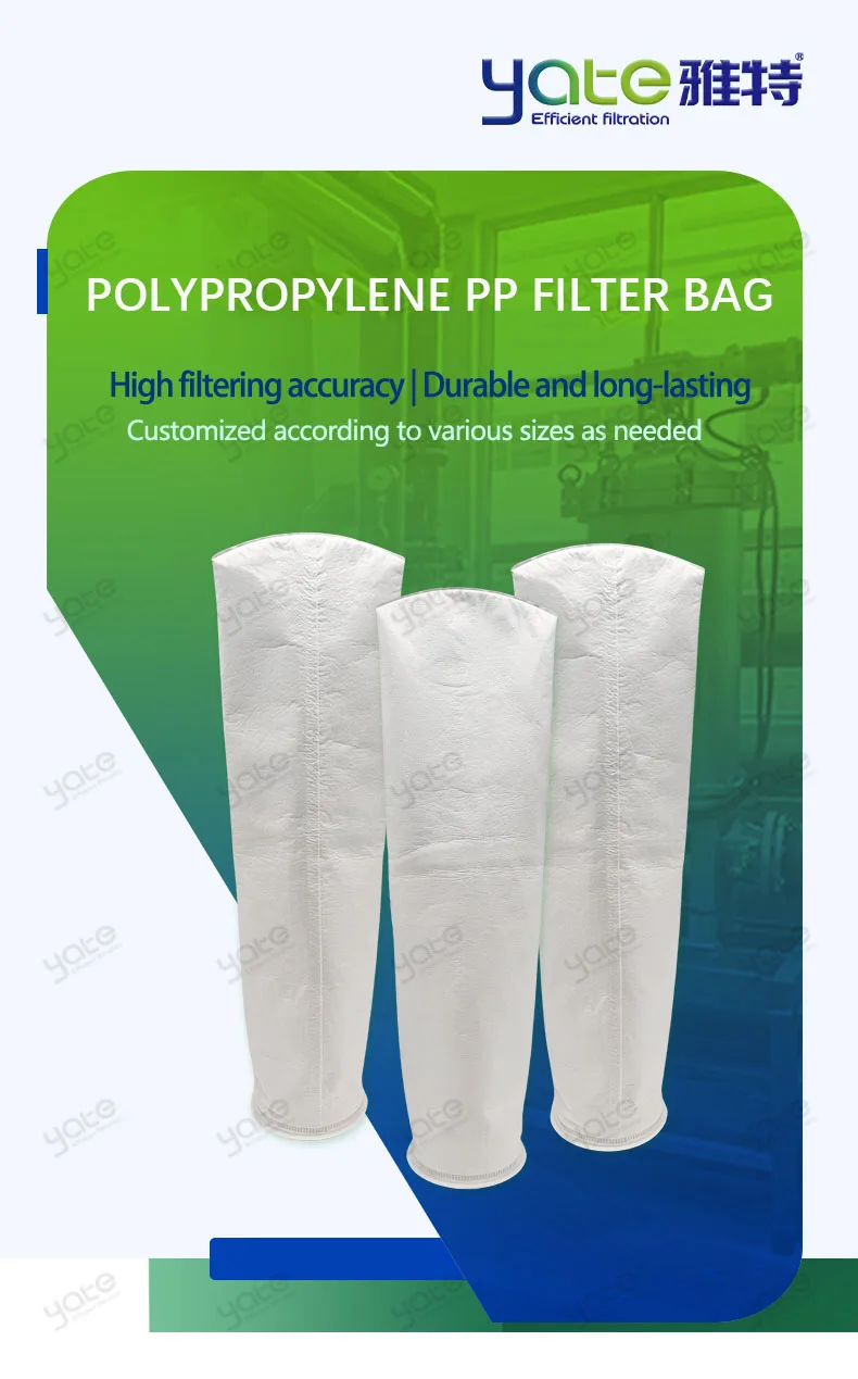 Hygienic 30 Micron Liquid Filter Bag 180*810mm with 0.8 MPa Pressure for Absolute Accuracy Filtration