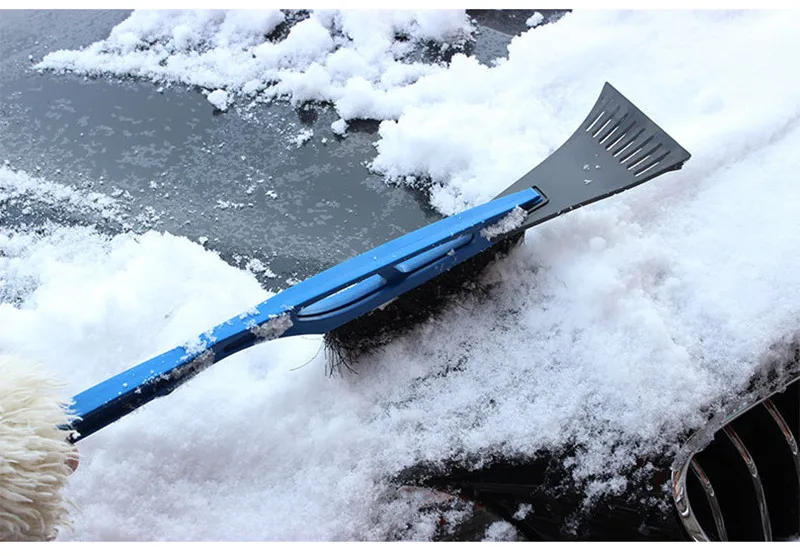 CAR Plastic Snow Brush Ice Scraper Red/Blue/Green Color