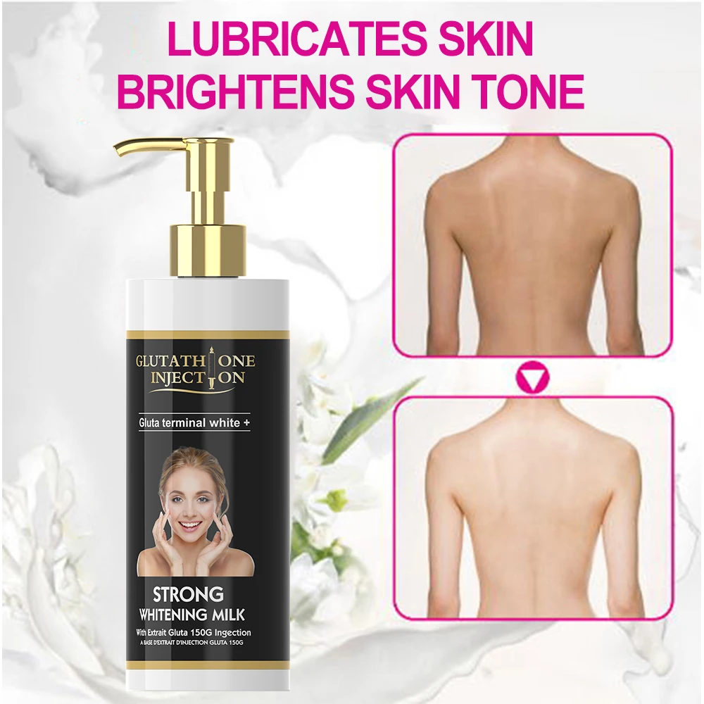 glutathione injection strong whitening milk The Strongest Body Collagen Milk Bleaching Face Body Cream Skin Whitening  Moisturizing Body Lotion Skin Lightening Cream