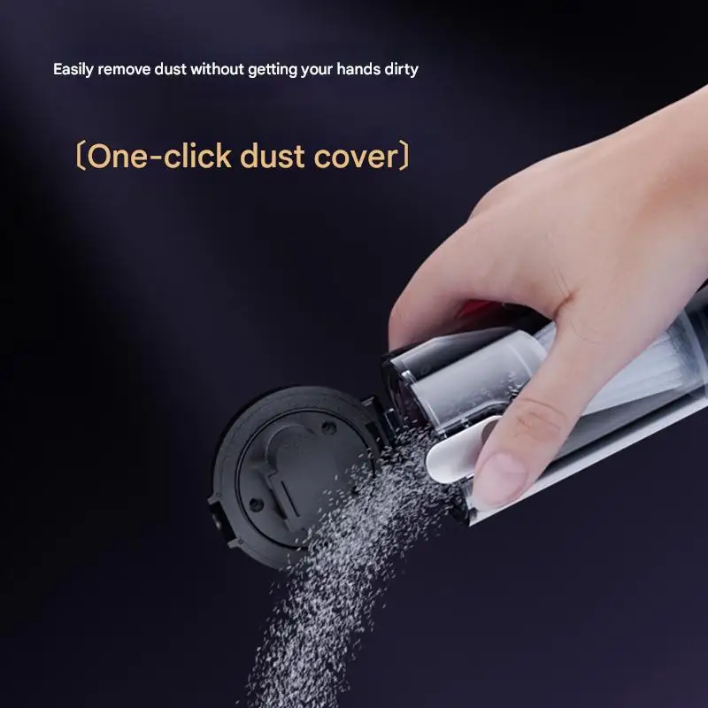 18000Pa High Power Suction Rechargeable Wireless Electric Handheld Portable Car Vacuum Cleaner with 3 Nozzles 0.5-1L Capacity - view 5