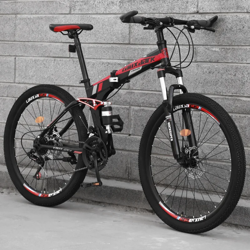 マウンテンバイク　26インチ 26-Inch Foldable Steel Mountain Bike for Men & Women - OEM