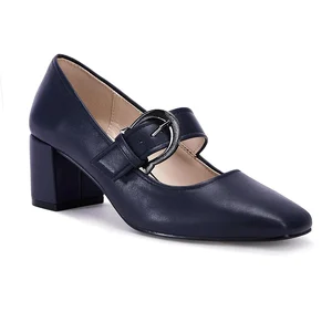 High Quality Fashion Trend Genuine Leather Shoes Women High Heel Shoes