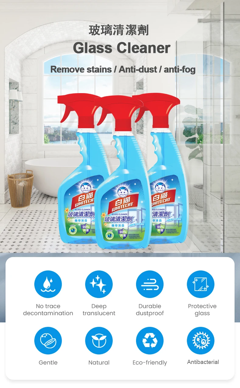 Multifunctional High Pressure liquid Cleaner Kitchen Floor Toilet glass cleaning detergent spray details