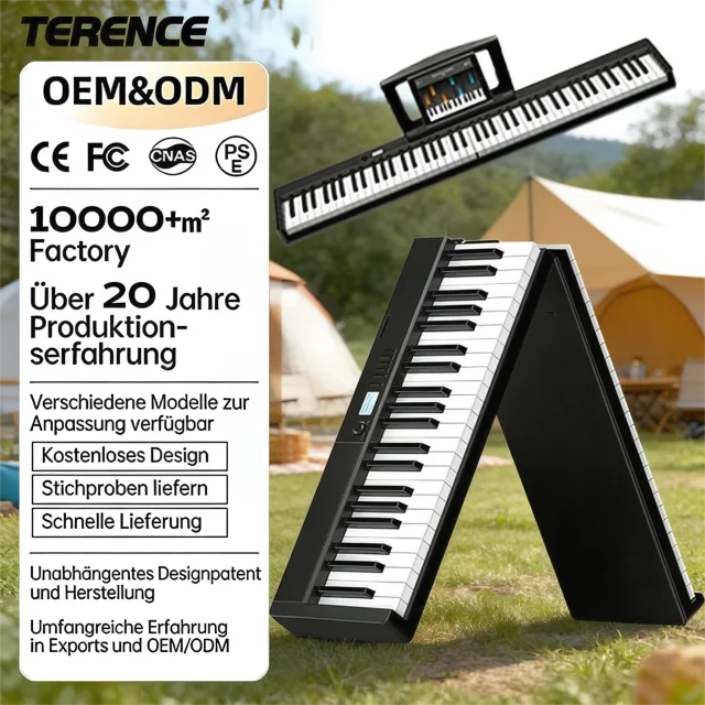 Terence V30PRO Factory Direct Wholesale 88 Key MIDI Piano Anti