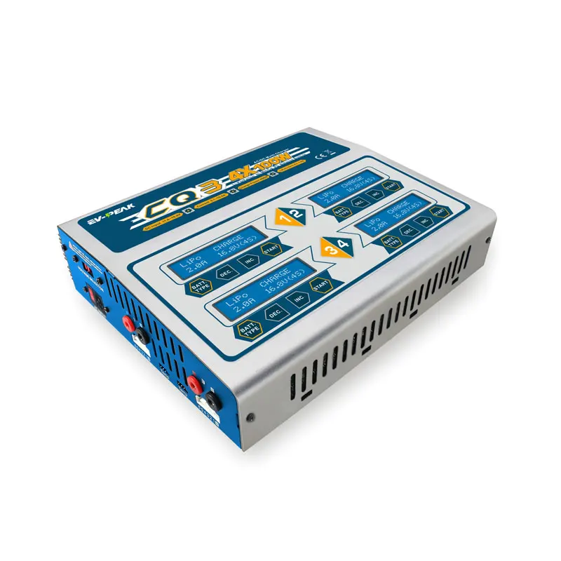 Ev-peak CQ3 AC Balance Charger - 1-6S 4x100w for RC Airplanes