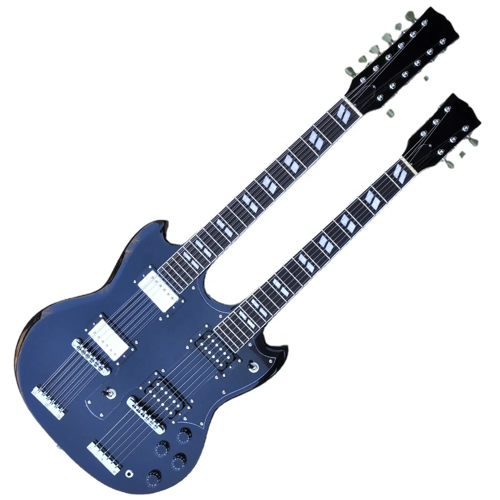 Flyoungエレキギターマホガニーソリッドボディダブルネック612弦エレキギター - Buy Cheap Price Electric  Guitar,Double Neck Guitar,Mahogany Guitar Product on Alibaba.com