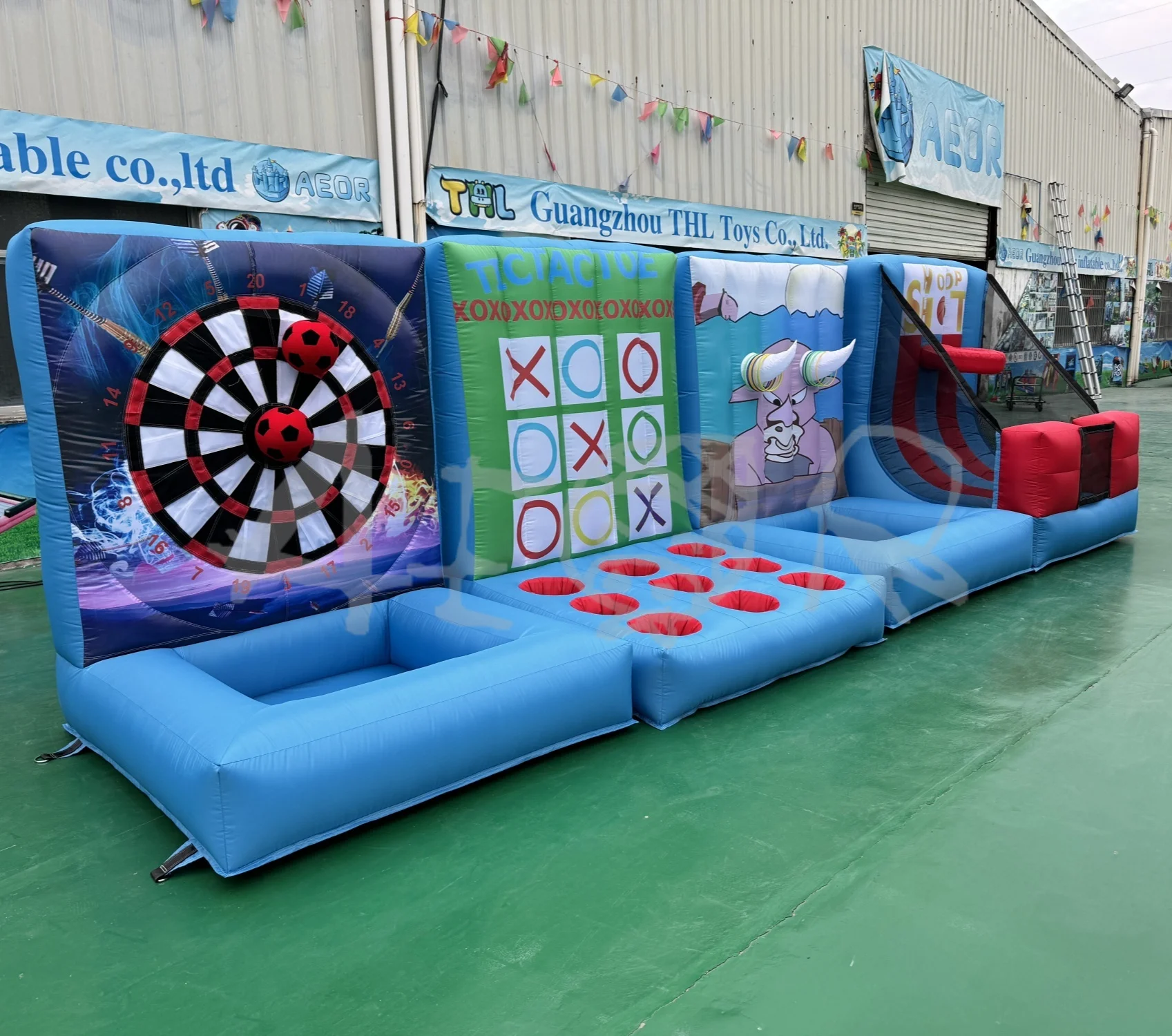 Sport Rental Inflatable Basketball Connect 4 Shooting Tennis Court Inflatable Interactive Ring Toss Carnival Games - Buy Product on Alibaba.com
