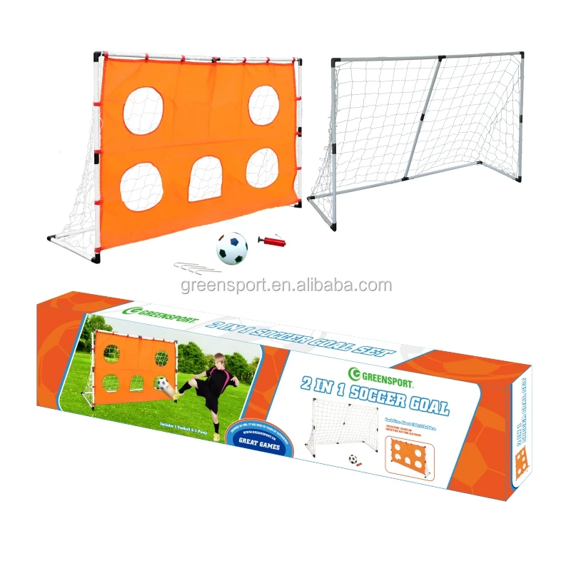 Outdoor Plastic Soccer Goal With Shooting Target Goal Shooting Target