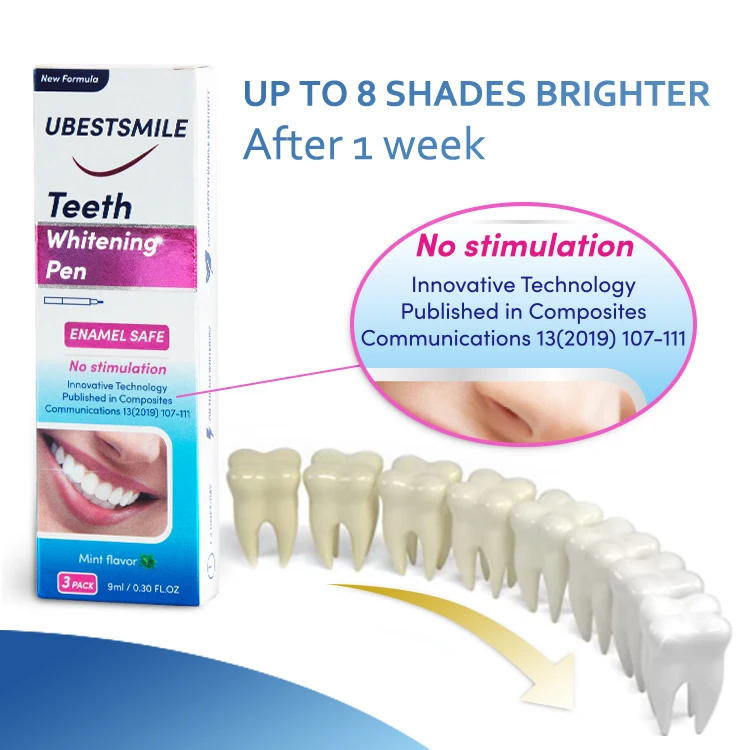 Wholesale Instant Whitening Teeth Pen PAP Enamel Safe Dazzling