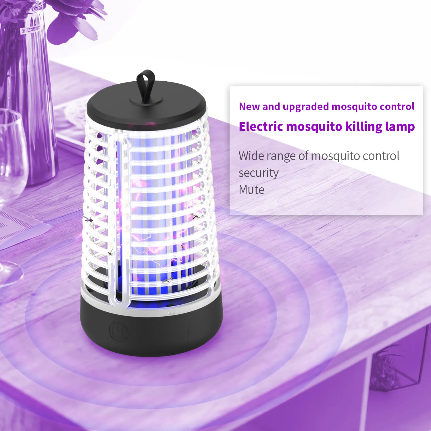 Saijzek High Effective Bug Zapper High Voltage eco friendly trap electronic electric mosquito killer lamp with uv led manufacture