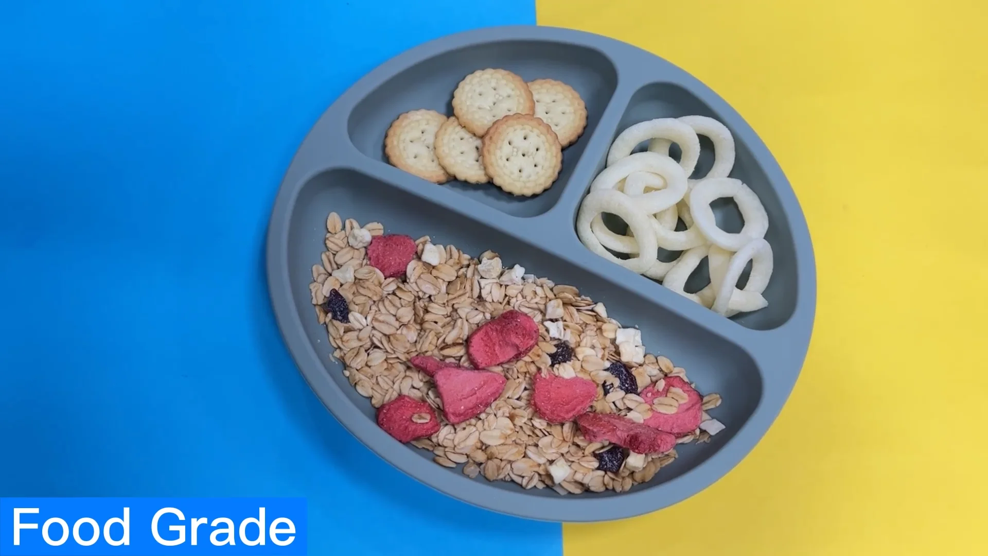 Food Safe Silicone Bib Bpa Free Babies Feeding Set Kids Plates Bowl