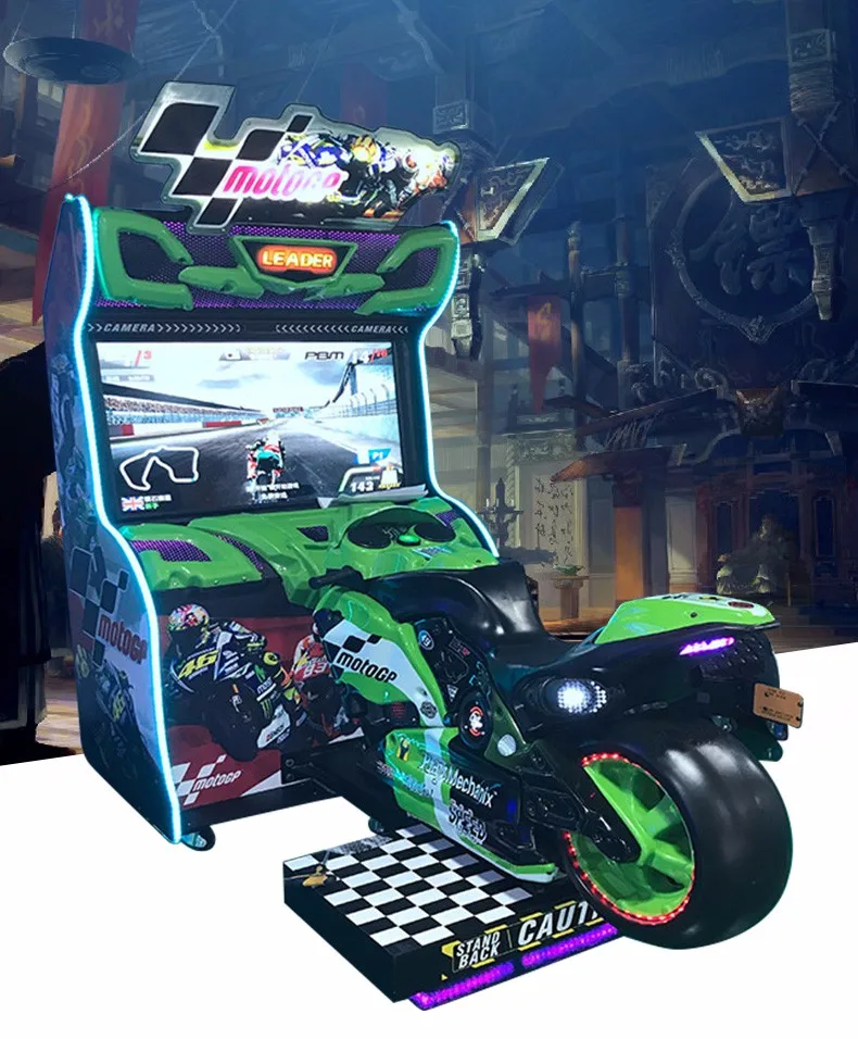 Coin Operated Motorcycle Gp Simulator Arcade Motor Car Racing Video Game Machine Amusement Video Machine for Game Center