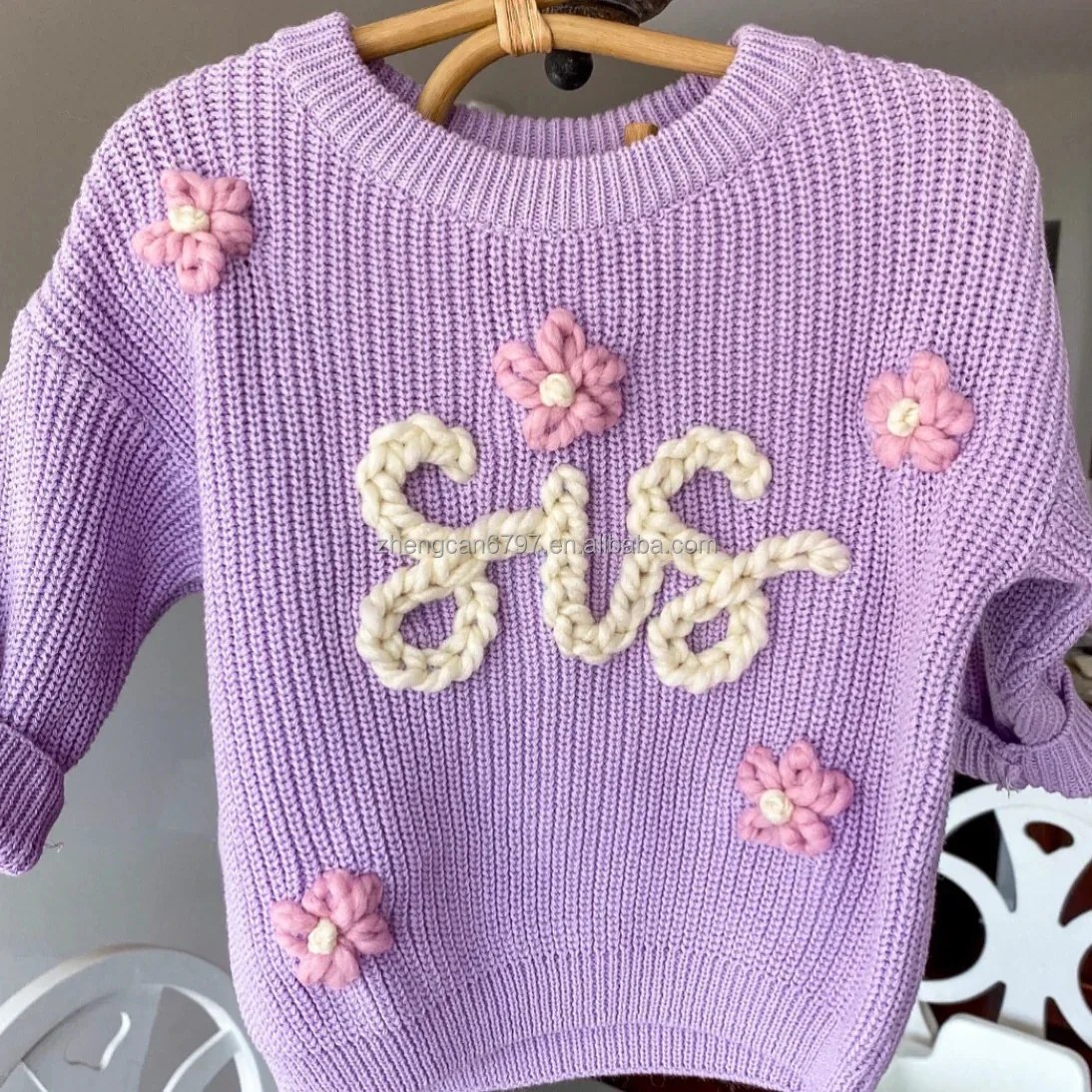 Baby Knit Sweater Multicolor Personalized Name Wholesale Children