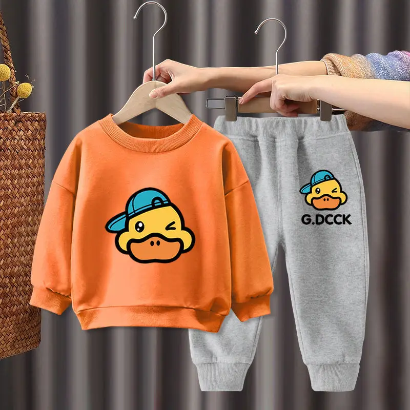 Newborn Baby Clothes Set Kids Boy Long Sleeve Sleepwear Two Piece