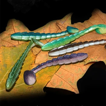 CHEERY Top Right S045 70mm 90mm 115mm Soft Swimbait Shad Bait Bass Fishing Lures Paddle Tail Soft Plastics Lures – Soft Lure – view 4