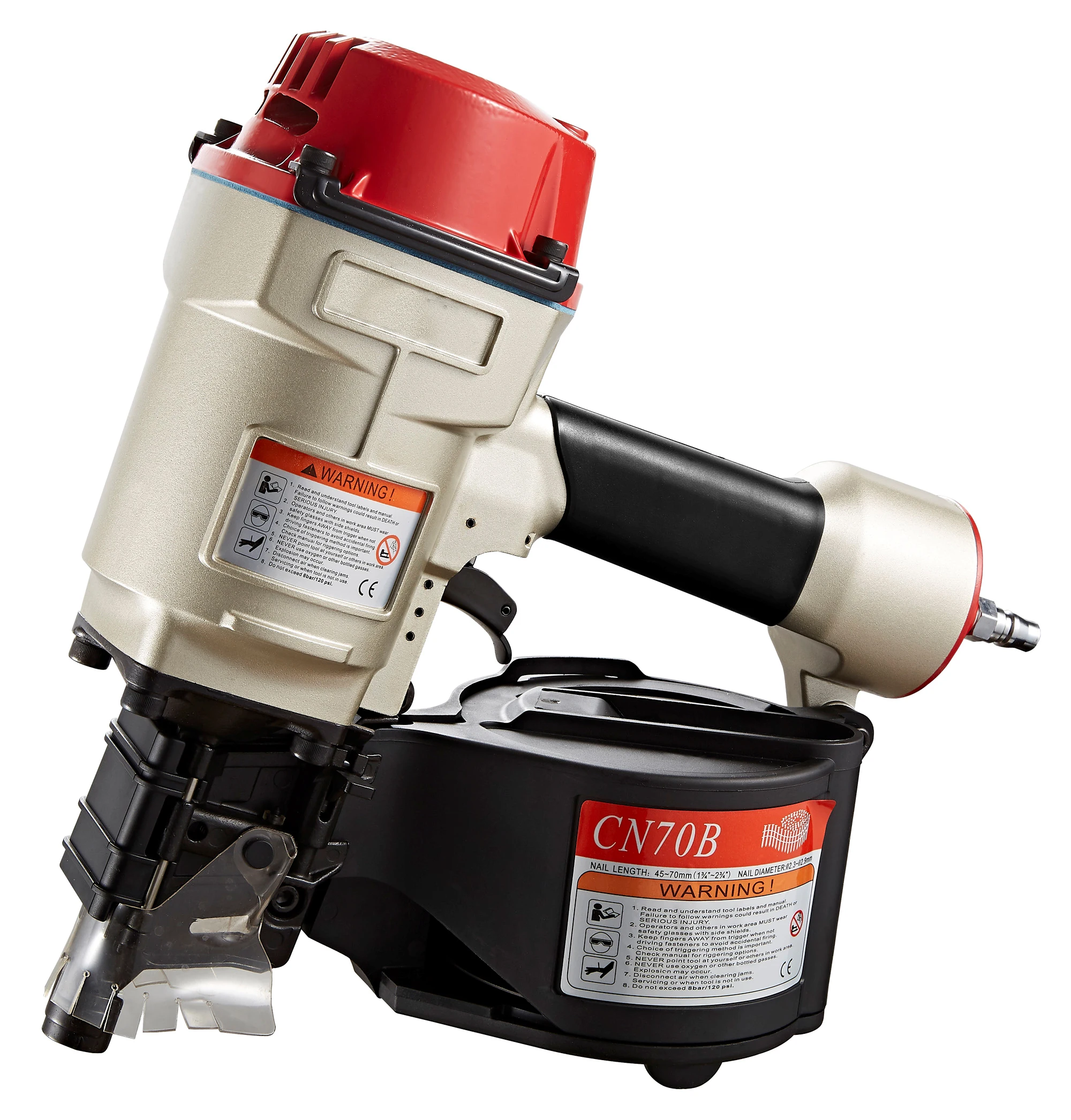 Cn70 Pneumatic Coil Nailer Gun For Pallet - Buy Cn70 Pneumatic Coil ...