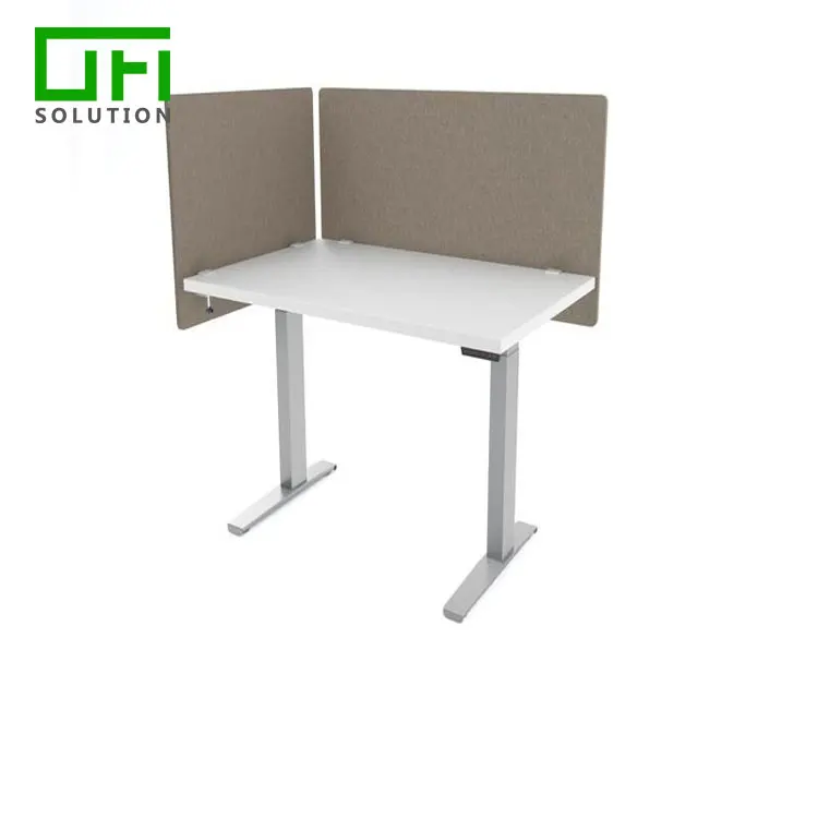 Sound Absorb Polyester PET Acoustic Panel Desk Noise Acoustic Partition Foldable Acoustic Divider Screen for Office