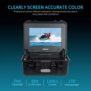 SEETEC WPC156 Broadcast Studio Monitor with Multi-screen Display, 15.6" 1000nit, OEM Support for Video Production detail image