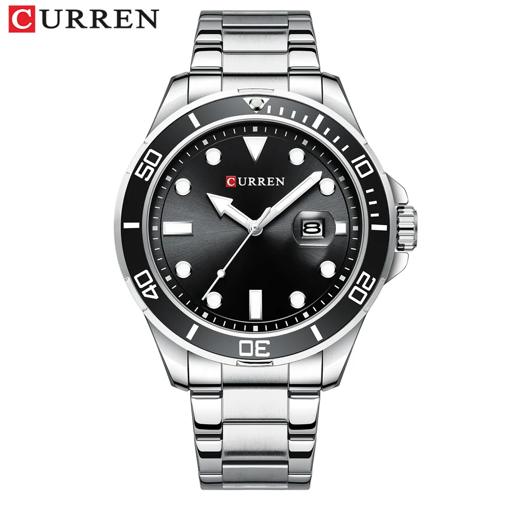 CURREN 8388 Men's Waterproof Quartz Watch - Stylish Stainless