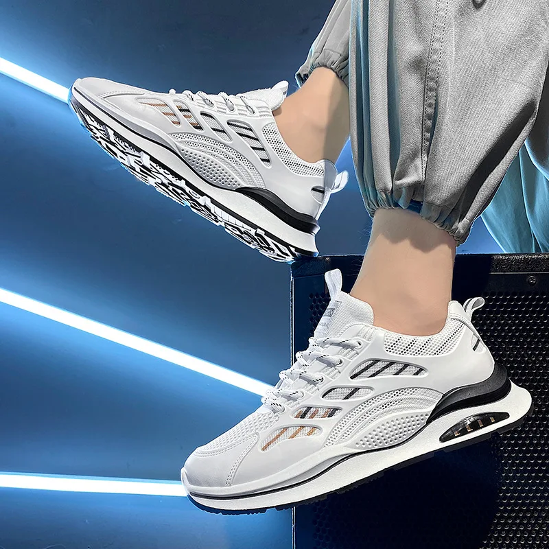 Fast Shipping Men Breathable Running Shoes Outdoor Sport Fashion Casual Shoes
