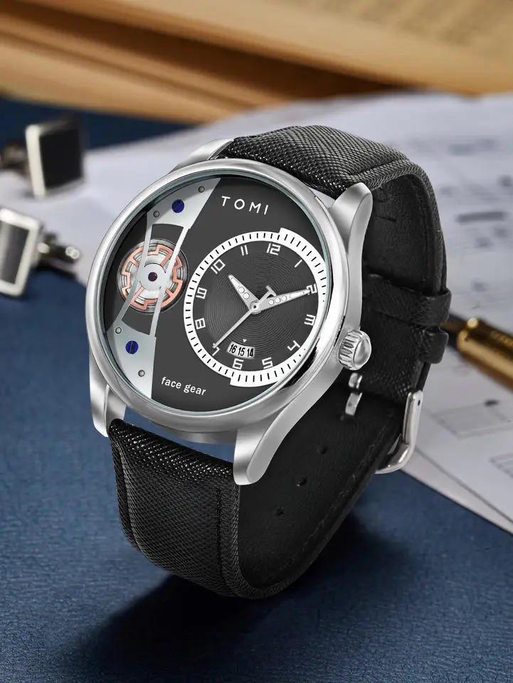 ☆tomi☆ TOMI T105 Hot Sale Men's Business Quartz Watch High Quality