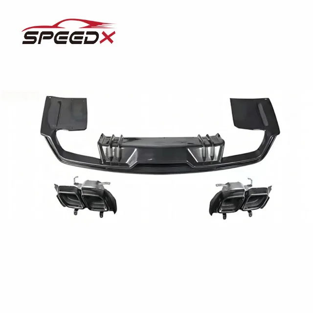 For Cadillac CT5 CT5V Rear Diffuser Body Kit Blackwing Diffuser ...
