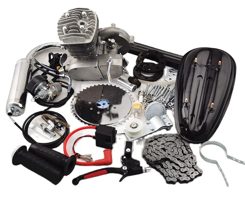 Cheap 2 Stroke 80cc Engine Kit Motorized Bicycle Gasoline PK80 F80 From Hengying Factory
