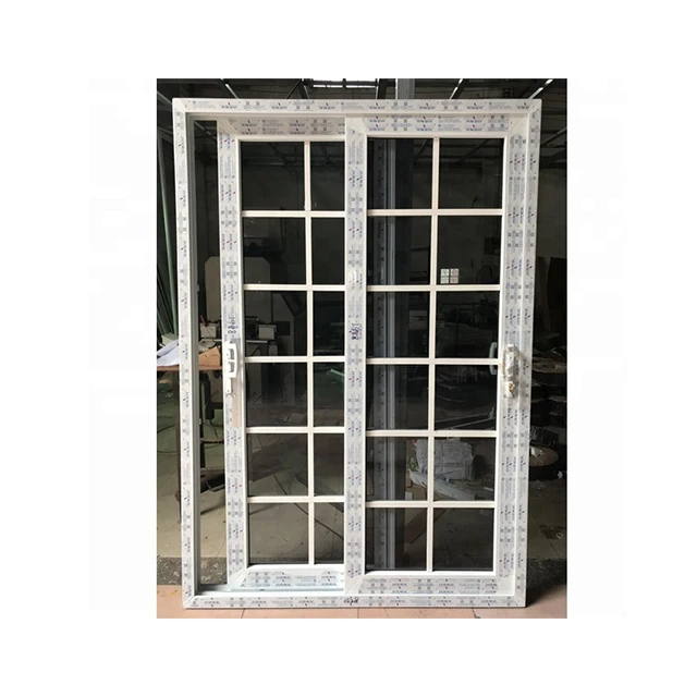 Terrace UPVC Sliding Patio Doors with Grill Design
