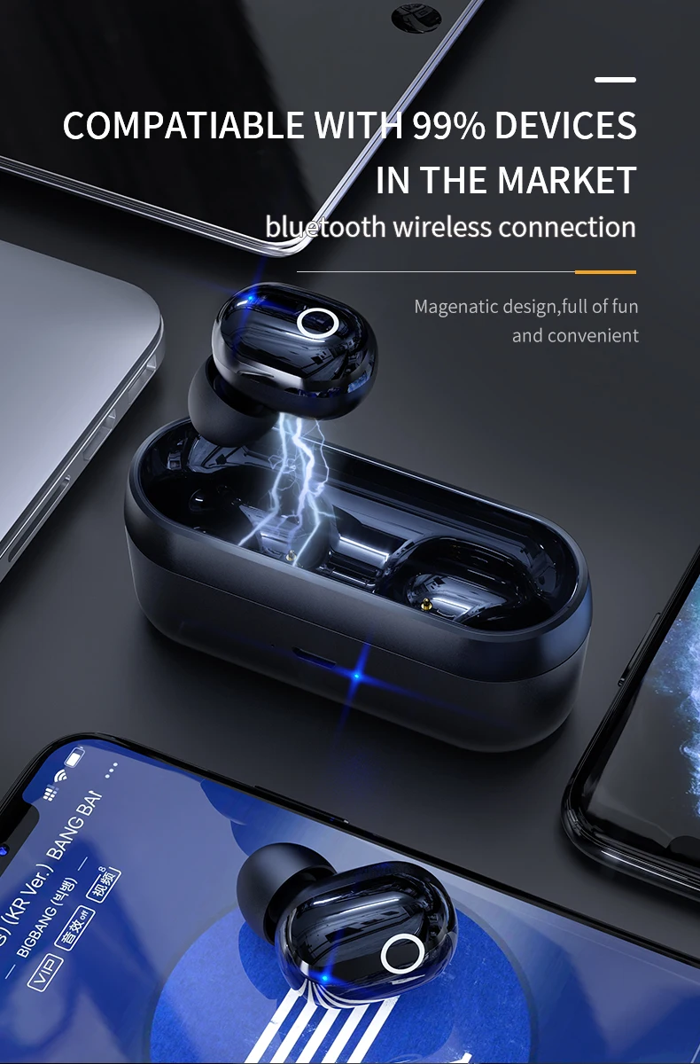 bole tws wireless earphone