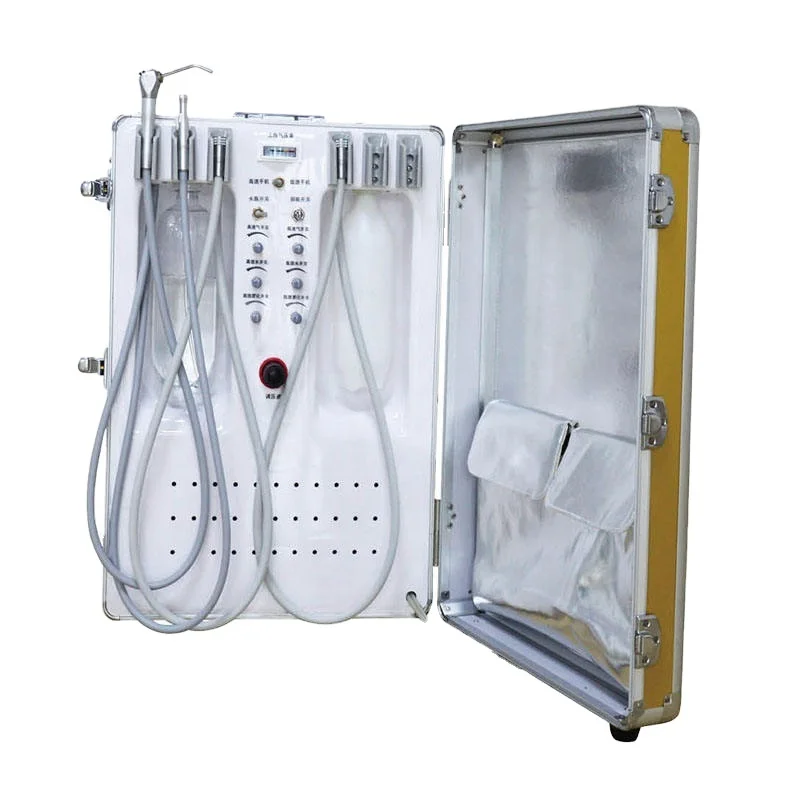 Portable mobile dental turbine unit cart for dental clinic