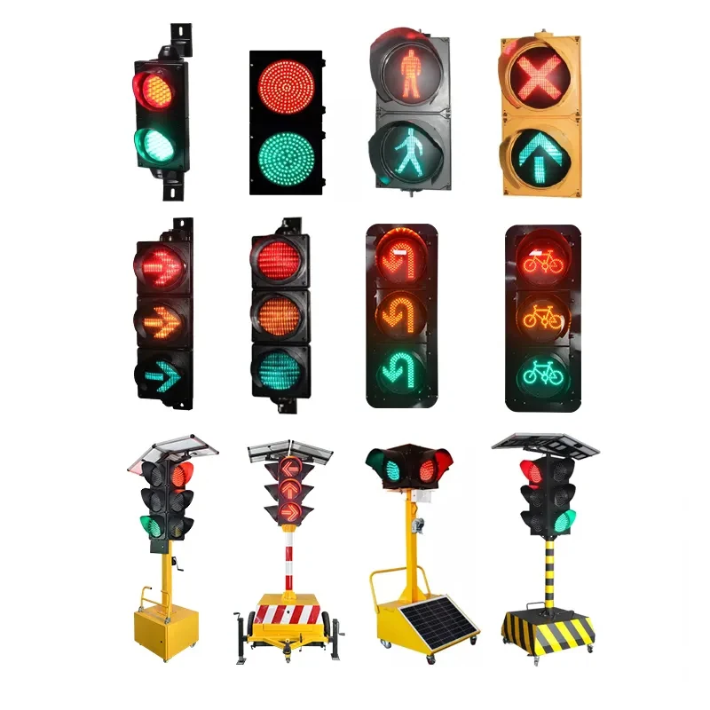 СВЕТОДИОДНЫЙ дорожный фонарь на перекрестках от производителя 4-ходовые солнечные светофоры